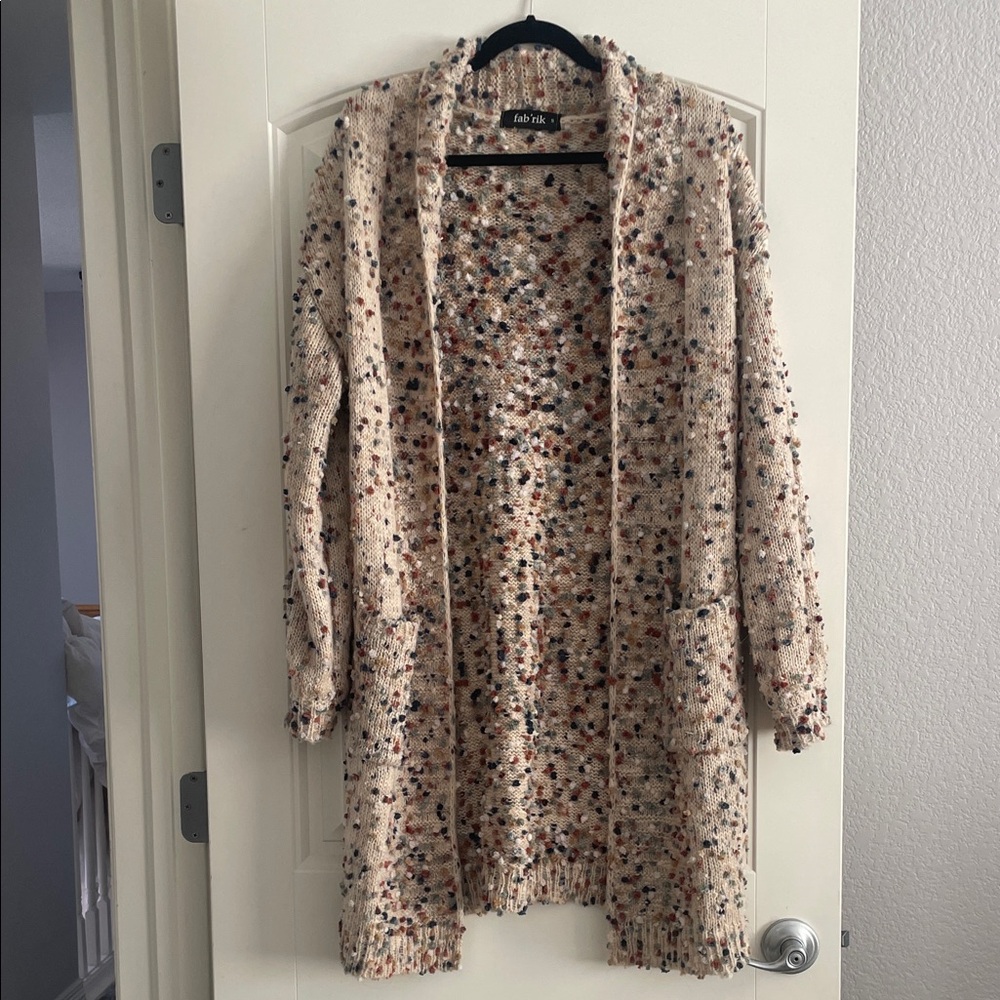 Alia Speckled Cream Cardigan